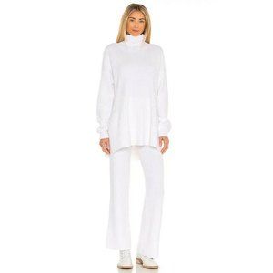 Adam Selman Sport Carbon38 Sequin Rib Knit Lounge SET Pants AND Sweater S